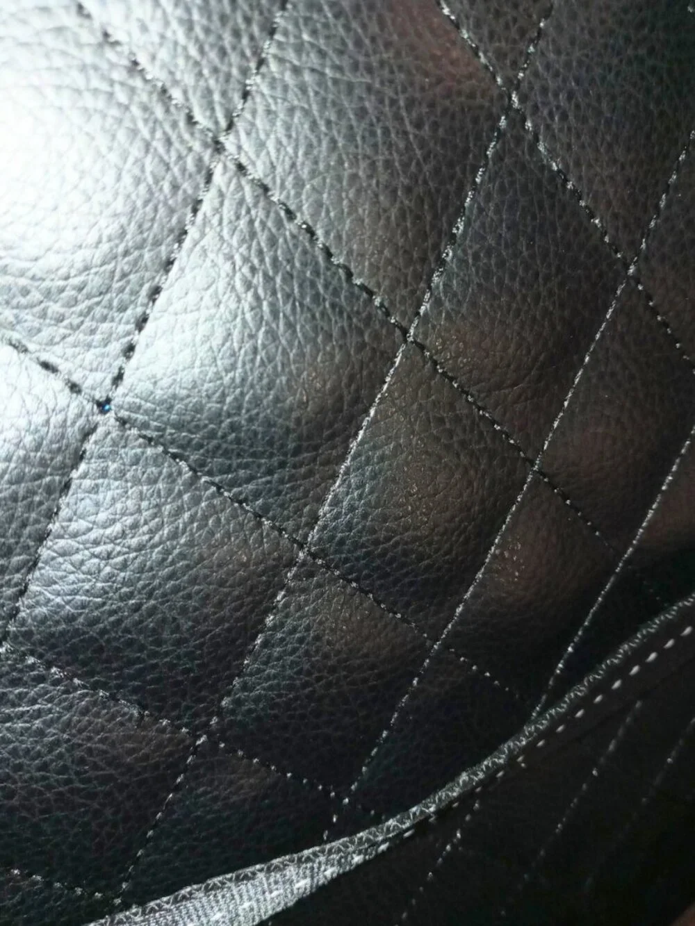 Solo Black Quilted Laptop Tote Shoulder Bag w/ Strap 18